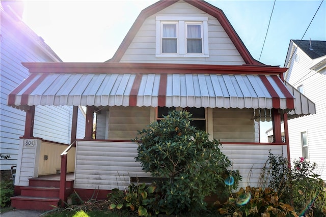 view of property exterior