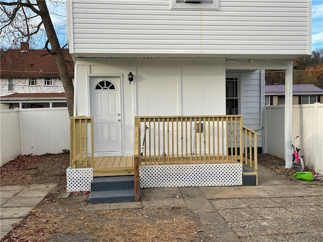 view of entrance to property