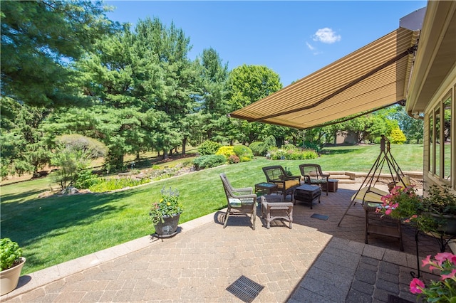 view of patio