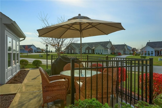 view of patio