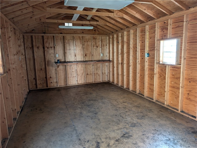 view of storage room