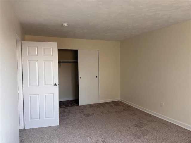 5900 Babcock Blvd Unit 80, Ross Twp, PA 15237 - unfurnished bedroom featuring carpet, a closet, and baseboards