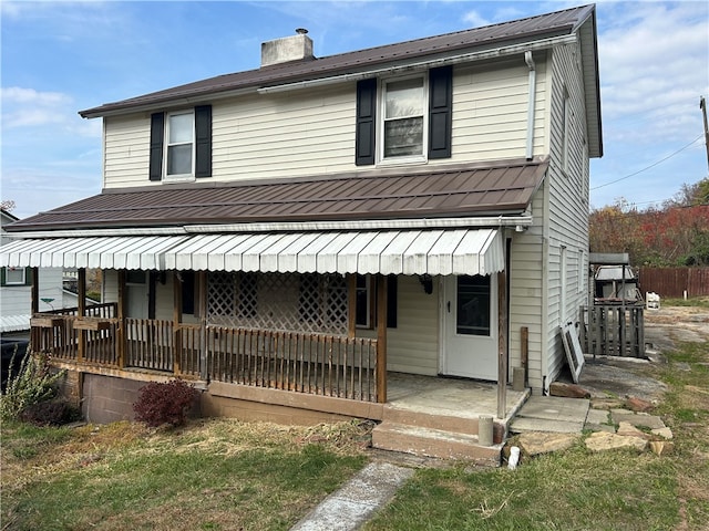 view of front of home