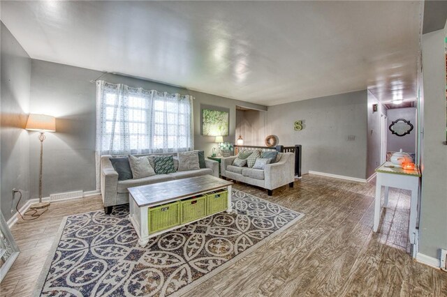 2759 Brodhead Rd, Aliquippa, PA 15001 - living area with wood finished floors and baseboards