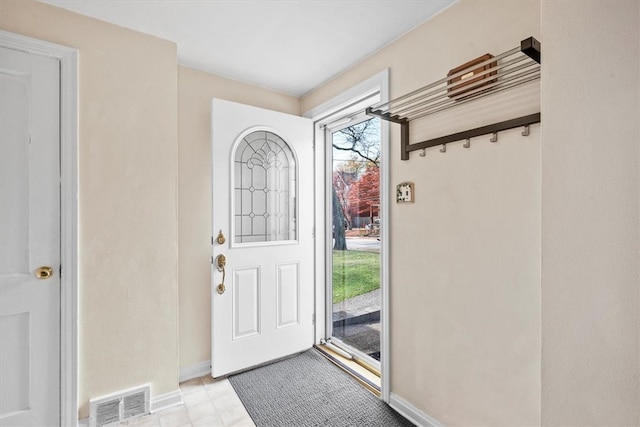 view of entrance foyer