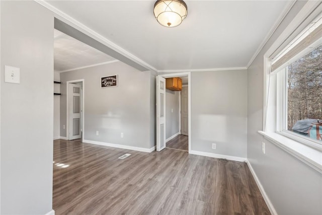 356 Stewarton Rd, Springfield Twp Fay, PA 15465 - spare room with wood finished floors and ornamental molding