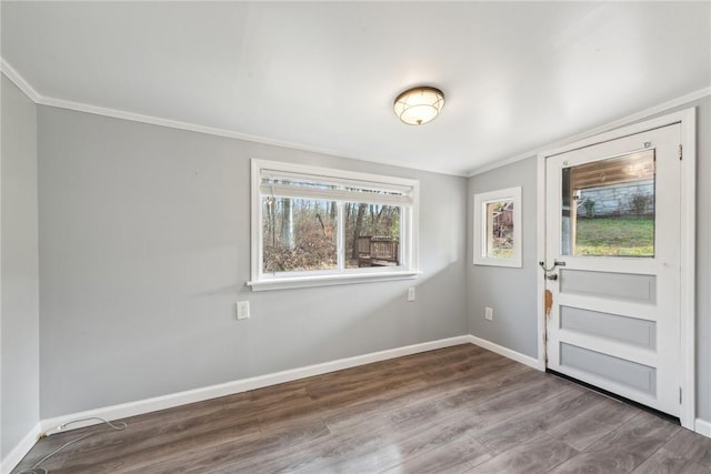356 Stewarton Rd, Springfield Twp Fay, PA 15465 - entrance foyer with ornamental molding and wood finished floors