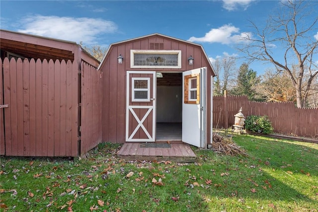 356 Stewarton Rd, Springfield Twp Fay, PA 15465 - view of shed with a fenced backyard