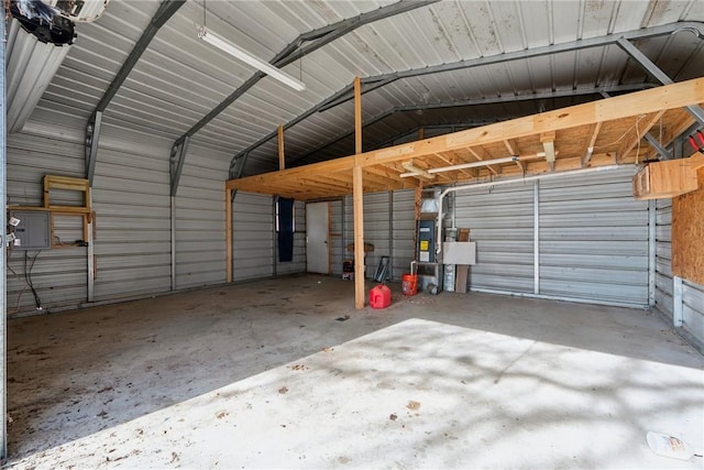 356 Stewarton Rd, Springfield Twp Fay, PA 15465 - garage with metal wall