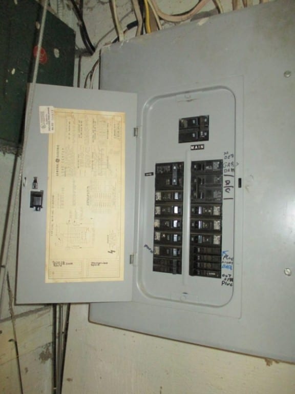 utility room with electric panel