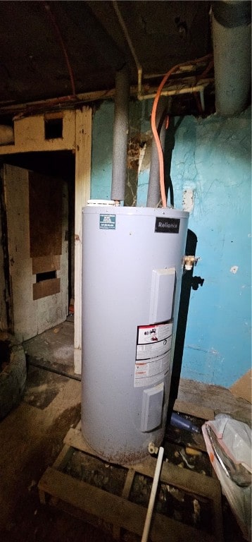 utilities featuring water heater