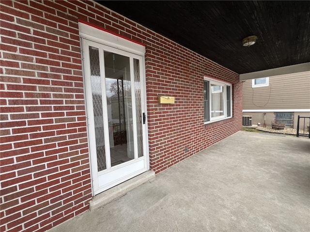 view of patio / terrace featuring cooling unit