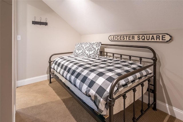 17 Carolina Ave, Oakmont, PA 15139 - carpeted bedroom with baseboards and lofted ceiling