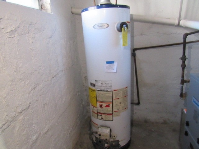 utilities featuring water heater