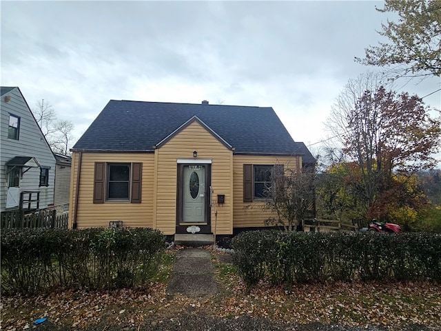 view of bungalow-style house