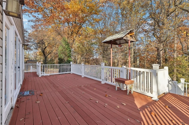 view of deck