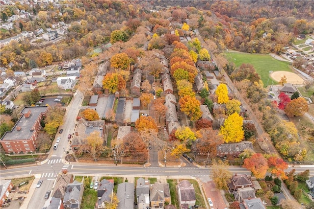 420 Sulgrave Rd, Mt Washington, PA 15211 - aerial view of property and surrounding area featuring nearby suburban area