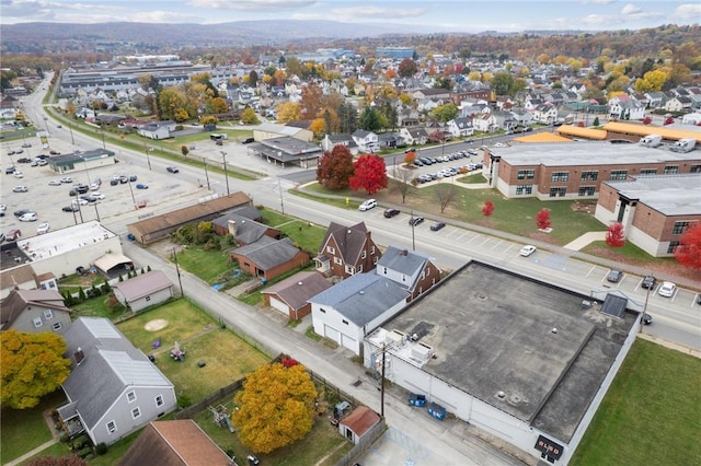aerial perspective of suburban area