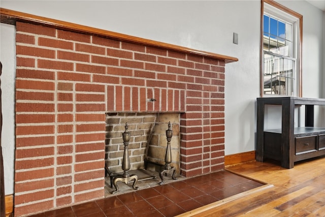 room details featuring wood-type flooring