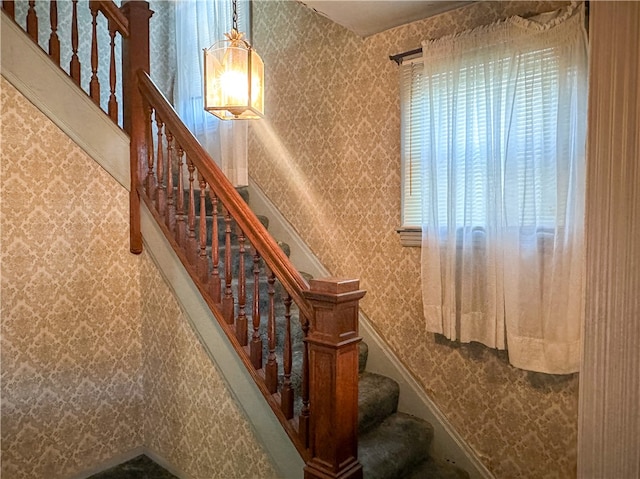 view of staircase