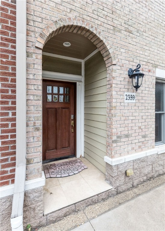 view of entrance to property