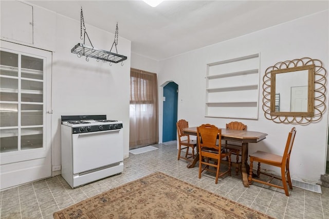 6824 Butler St, Morningside, PA 15206 - dining space featuring arched walkways