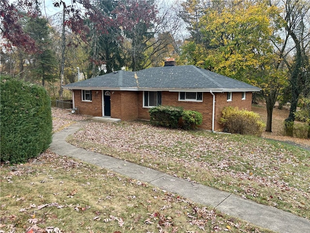 view of ranch-style house