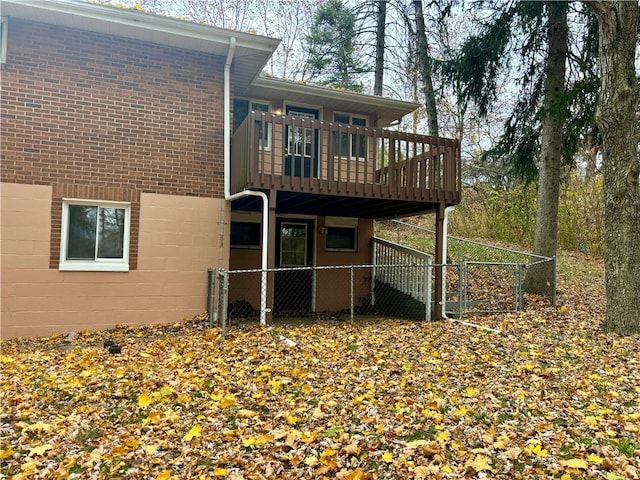 view of rear view of house