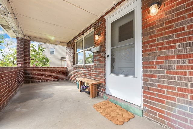 view of patio / terrace featuring a porch