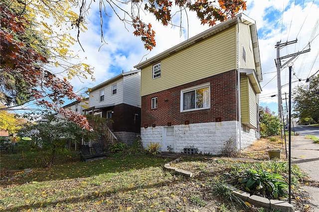 view of back of property