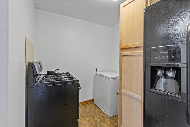 view of clothes washing area