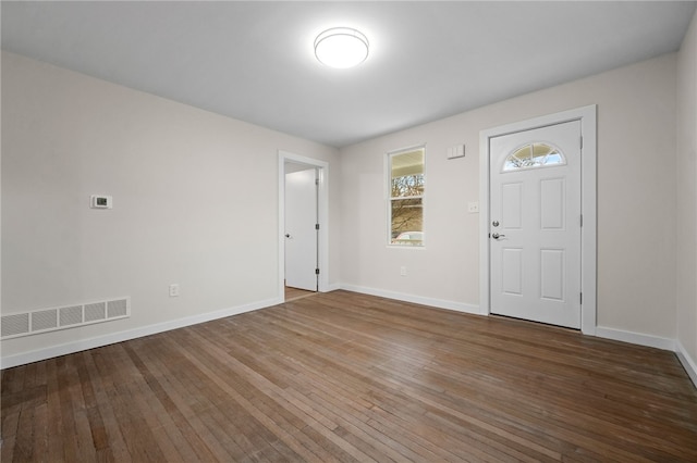 foyer featuring hardwood / wood-style flooring