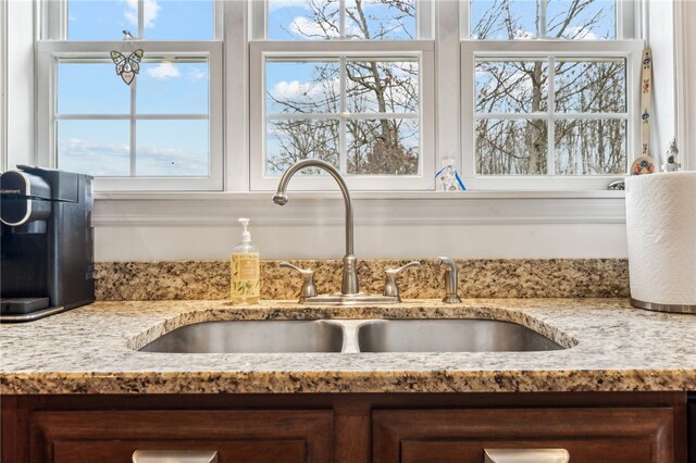 details with sink and light stone counters