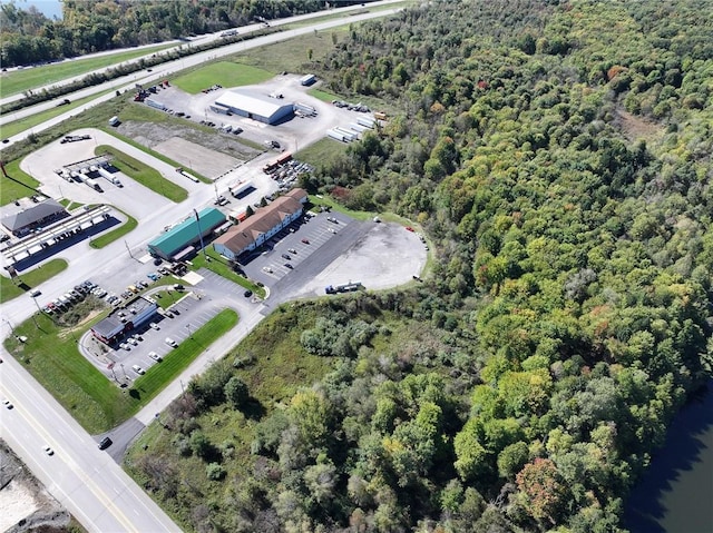5817 State Route 8, Barkeyville, PA 16038 - aerial view of property's location featuring a heavily wooded area