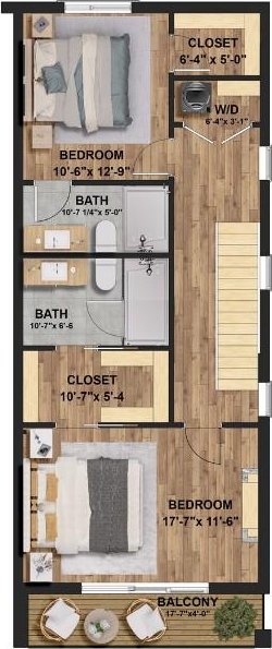 2136 Merriman Way S, Side, PA 15203 - floor plan / room layout