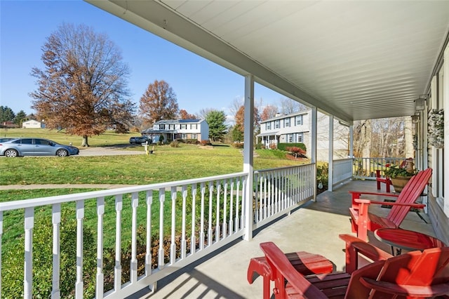 view of patio / terrace featuring a porch