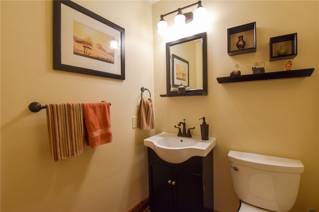 532 W Sunbury Rd, Center Twp But, PA 16001 - bathroom with vanity and toilet