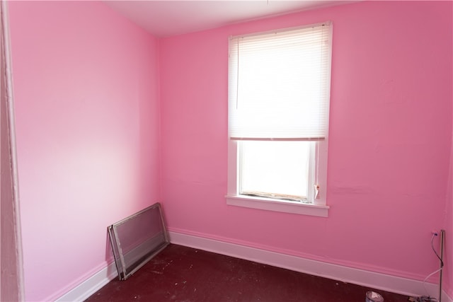 unfurnished room with a healthy amount of sunlight