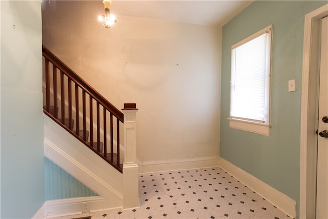 view of foyer entrance