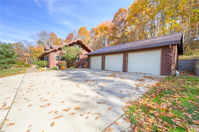 view of side of property