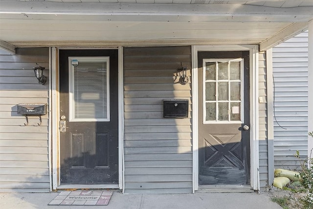 view of entrance to property