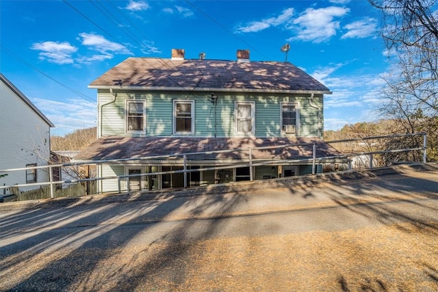 view of back of property