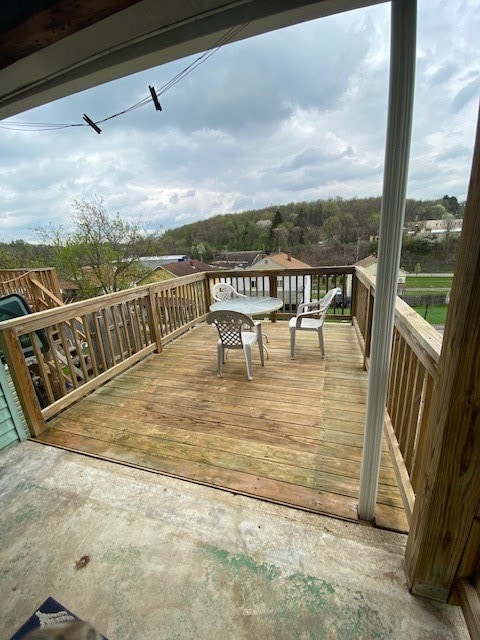 view of deck