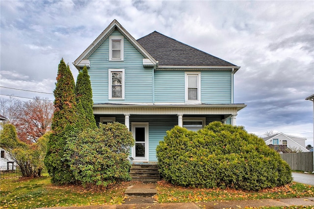 view of front of home