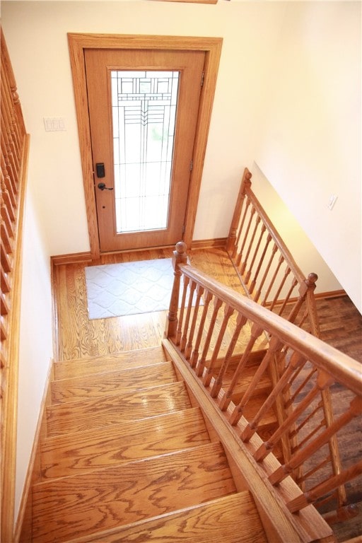 interior space featuring hardwood / wood-style floors