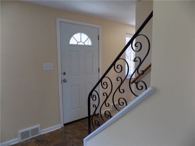 view of entrance foyer