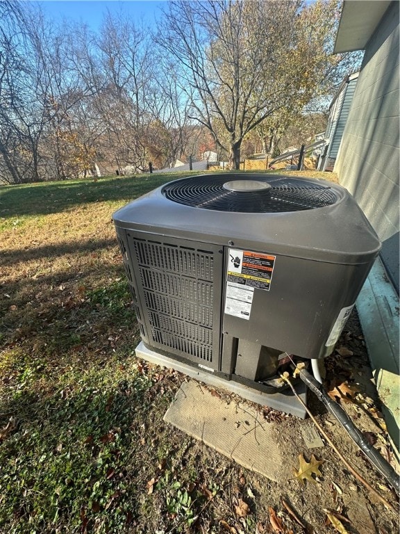 exterior details with cooling unit