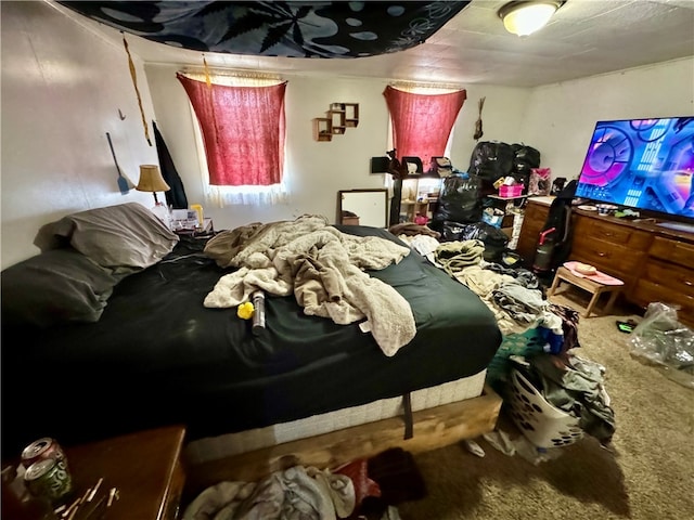 bedroom featuring carpet flooring