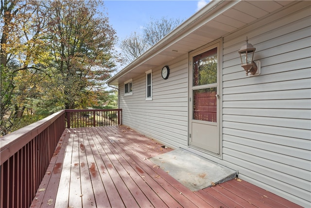 view of deck