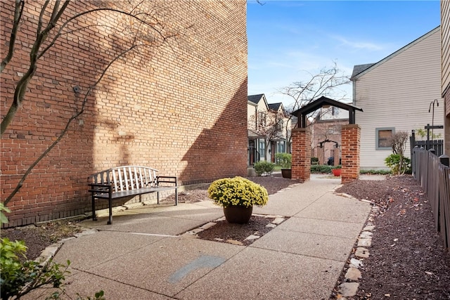 view of patio